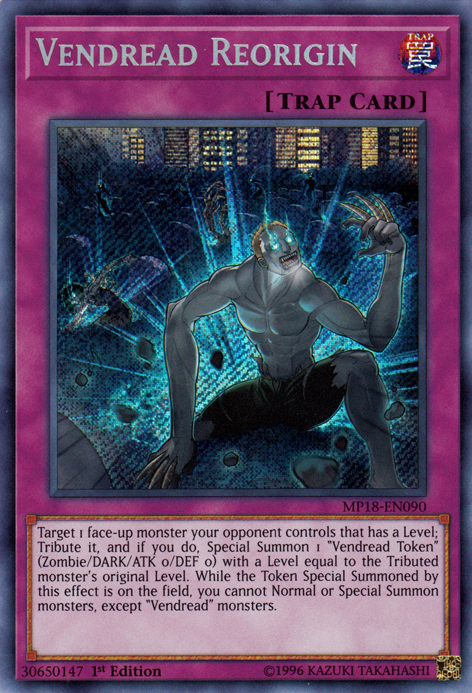 Vendread Reorigin [MP18-EN090] Secret Rare | Cracking-Singles