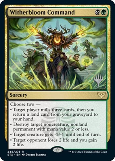 Witherbloom Command (Promo Pack) [Strixhaven: School of Mages Promos] | Cracking-Singles