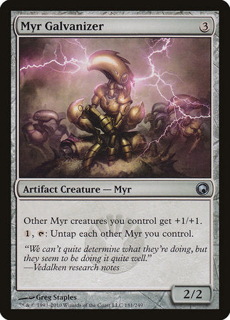 Myr Galvanizer [Scars of Mirrodin] | Cracking-Singles