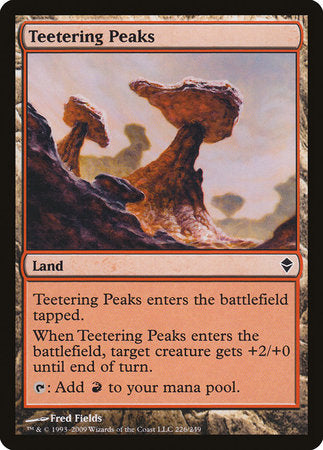 Teetering Peaks [Zendikar] | Cracking-Singles