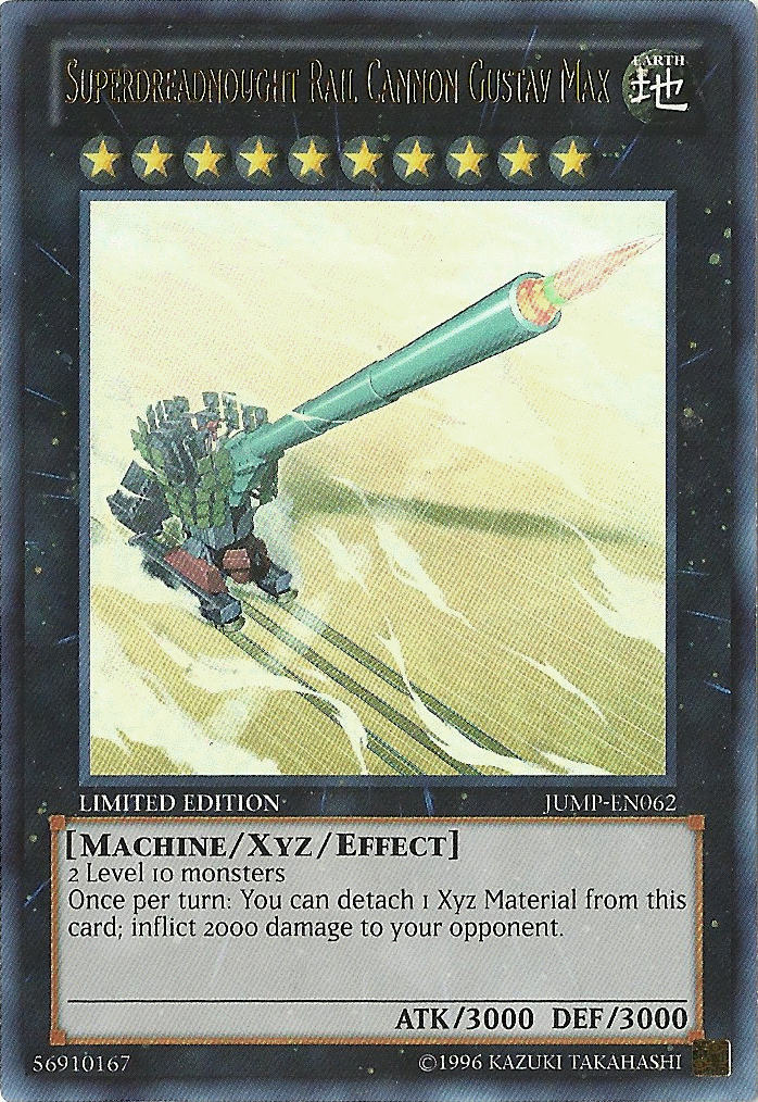 Superdreadnought Rail Cannon Gustav Max [JUMP-EN062] Ultra Rare | Cracking-Singles