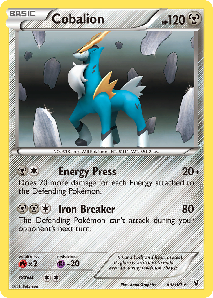 Cobalion (84/101) [Black & White: Noble Victories] | Cracking-Singles