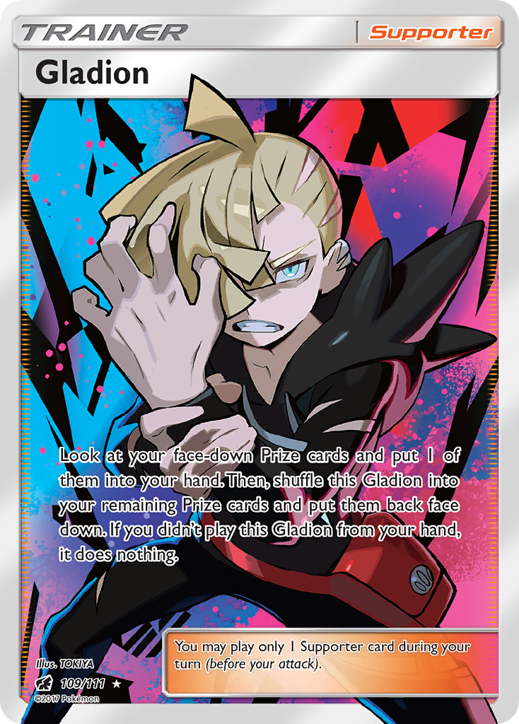 Gladion (109/111) [Sun & Moon: Crimson Invasion] | Cracking-Singles