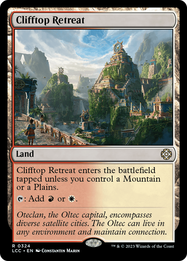 Clifftop Retreat [The Lost Caverns of Ixalan Commander] | Cracking-Singles