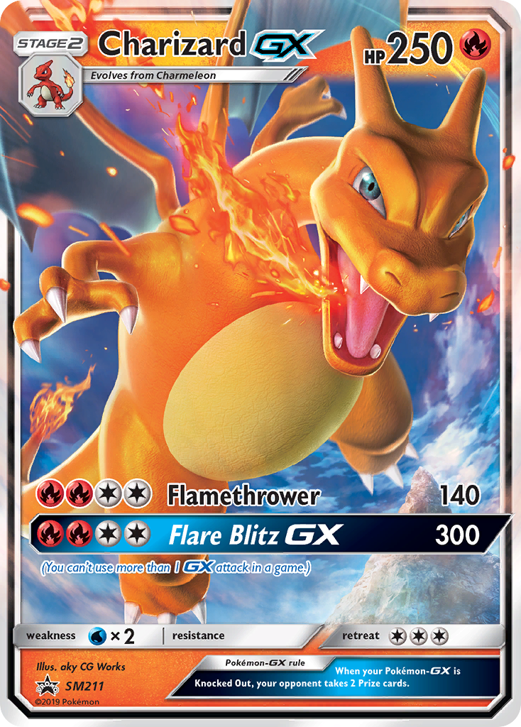 Charizard GX (SM211) [Sun & Moon: Black Star Promos] | Cracking-Singles