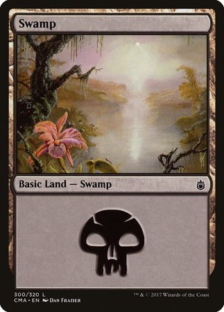 Swamp (300) [Commander Anthology] | Cracking-Singles