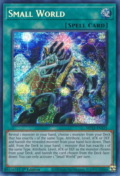 Small World [MP22-EN225] Prismatic Secret Rare | Cracking-Singles