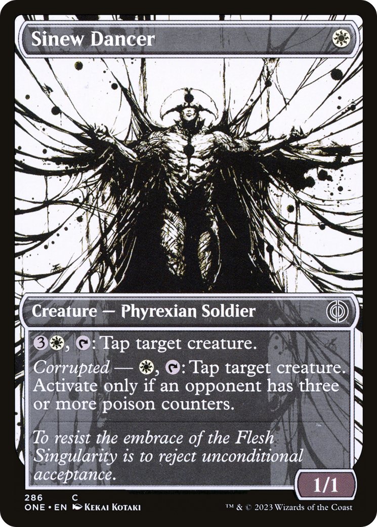 Sinew Dancer (Showcase Ichor) [Phyrexia: All Will Be One] | Cracking-Singles