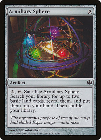 Armillary Sphere [Duel Decks: Knights vs. Dragons] | Cracking-Singles