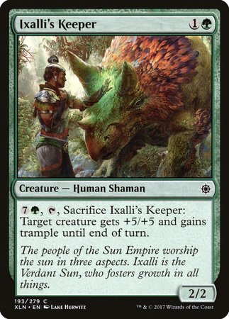 Ixalli's Keeper [Ixalan] | Cracking-Singles