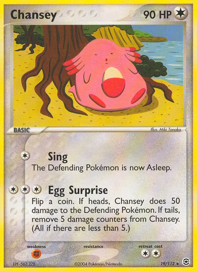 Chansey (19/112) [EX: FireRed & LeafGreen] | Cracking-Singles