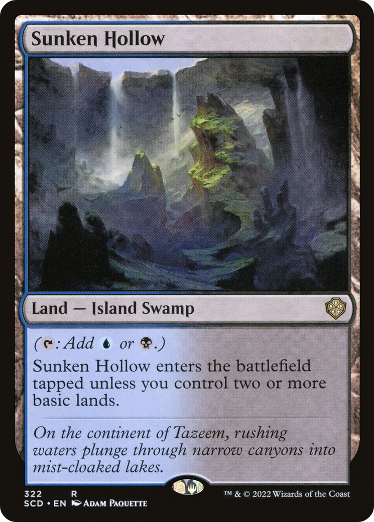 Sunken Hollow [Starter Commander Decks] | Cracking-Singles