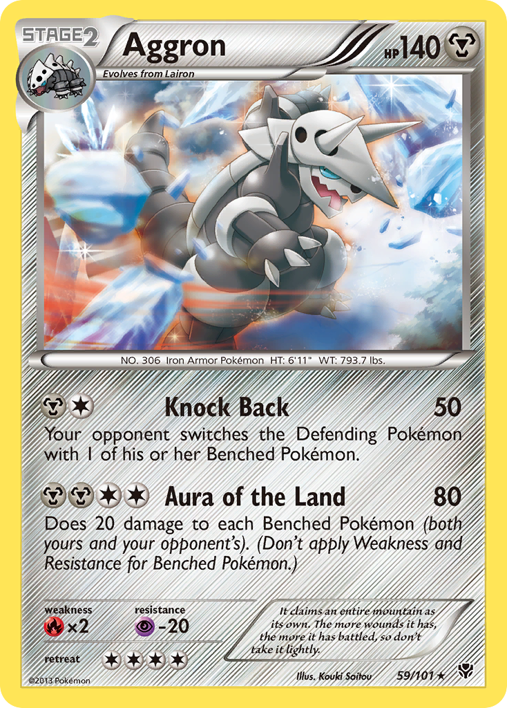 Aggron (59/101) [Black & White: Plasma Blast] | Cracking-Singles