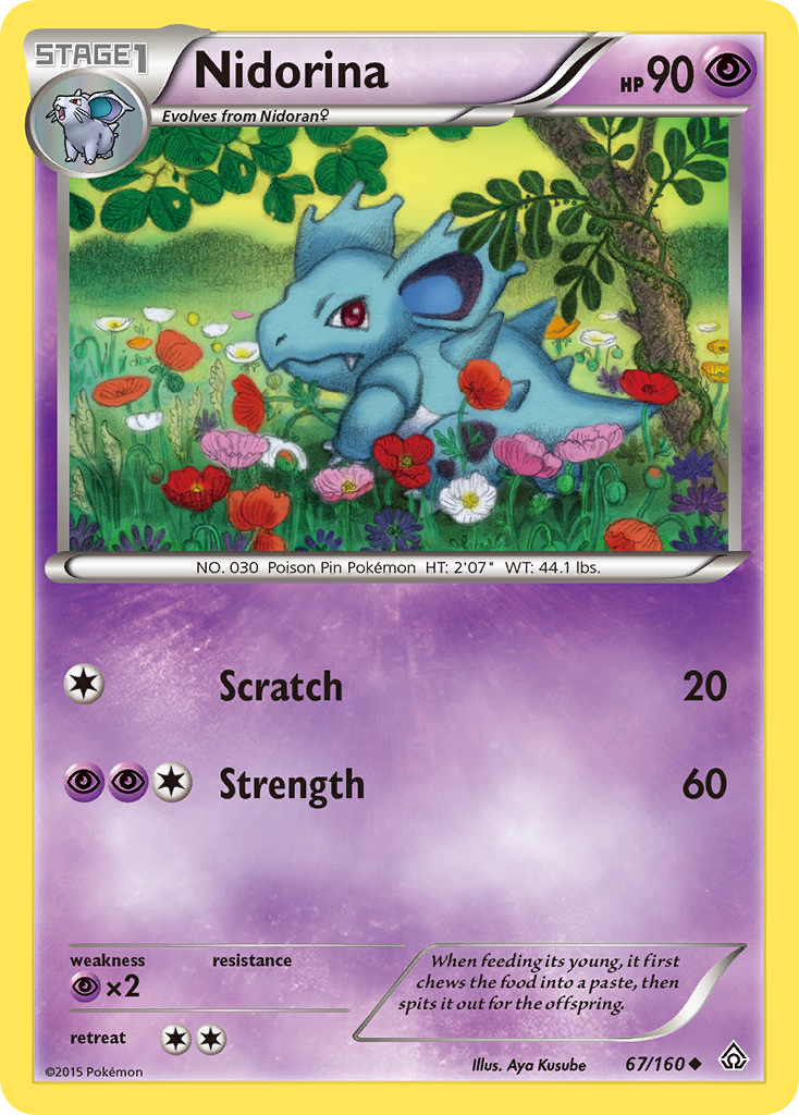 Nidorina (67/160) [XY: Primal Clash] | Cracking-Singles