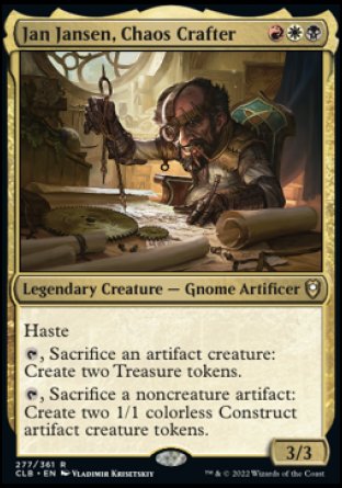 Jan Jansen, Chaos Crafter [Commander Legends: Battle for Baldur's Gate] | Cracking-Singles