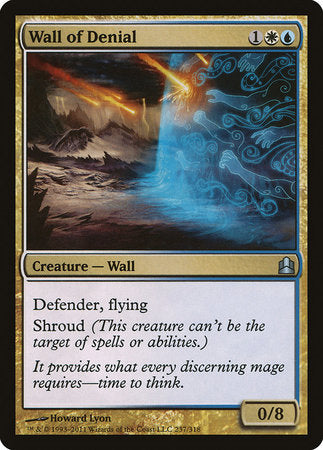 Wall of Denial [Commander 2011] | Cracking-Singles