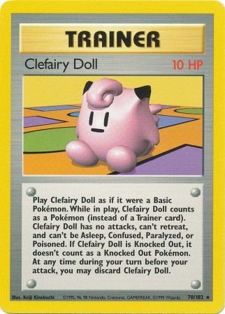 Clefairy Doll (70/102) [Base Set Unlimited] | Cracking-Singles