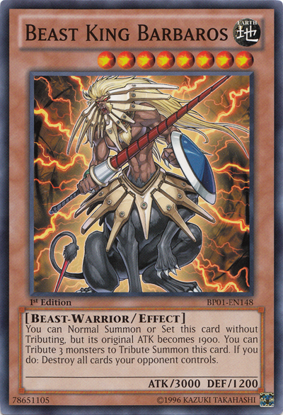 Beast King Barbaros [BP01-EN148] Common | Cracking-Singles