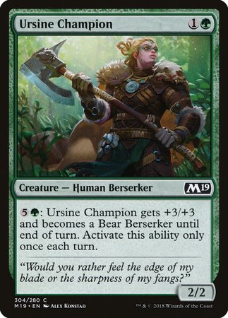 Ursine Champion [Core Set 2019] | Cracking-Singles