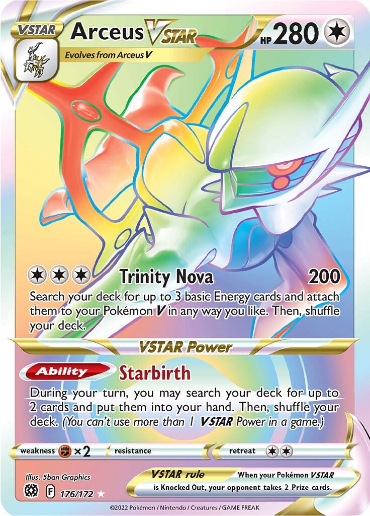 Arceus VSTAR (176/172) [Sword & Shield: Brilliant Stars] | Cracking-Singles