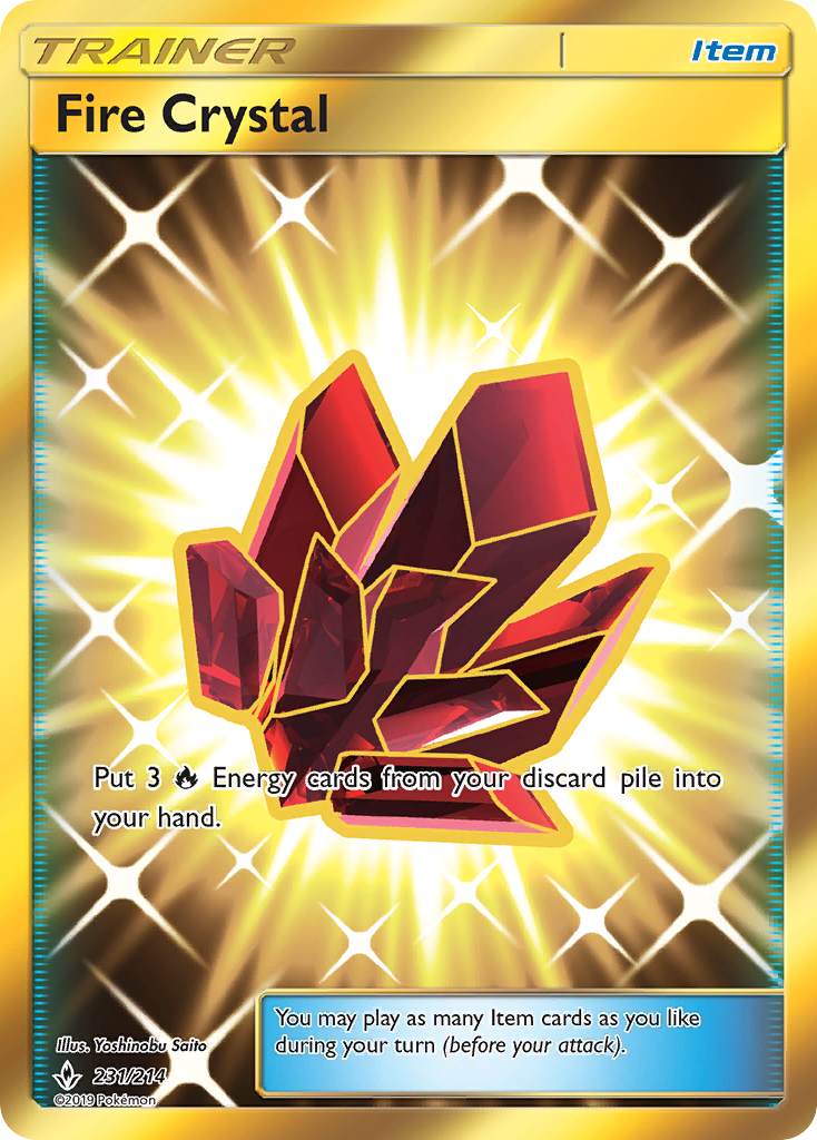 Fire Crystal (231/214) [Sun & Moon: Unbroken Bonds] | Cracking-Singles