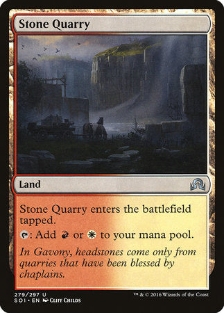 Stone Quarry [Shadows over Innistrad] | Cracking-Singles