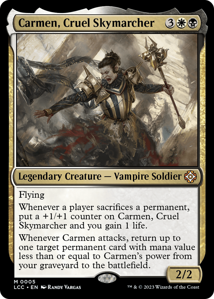 Carmen, Cruel Skymarcher [The Lost Caverns of Ixalan Commander] | Cracking-Singles