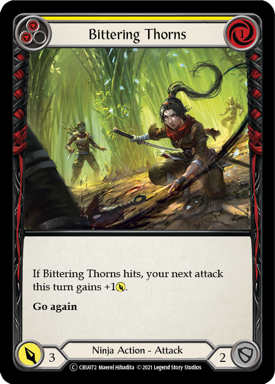 Bittering Thorns (Rainbow Foil) [CRU072-RF] Unlimited Rainbow Foil | Cracking-Singles