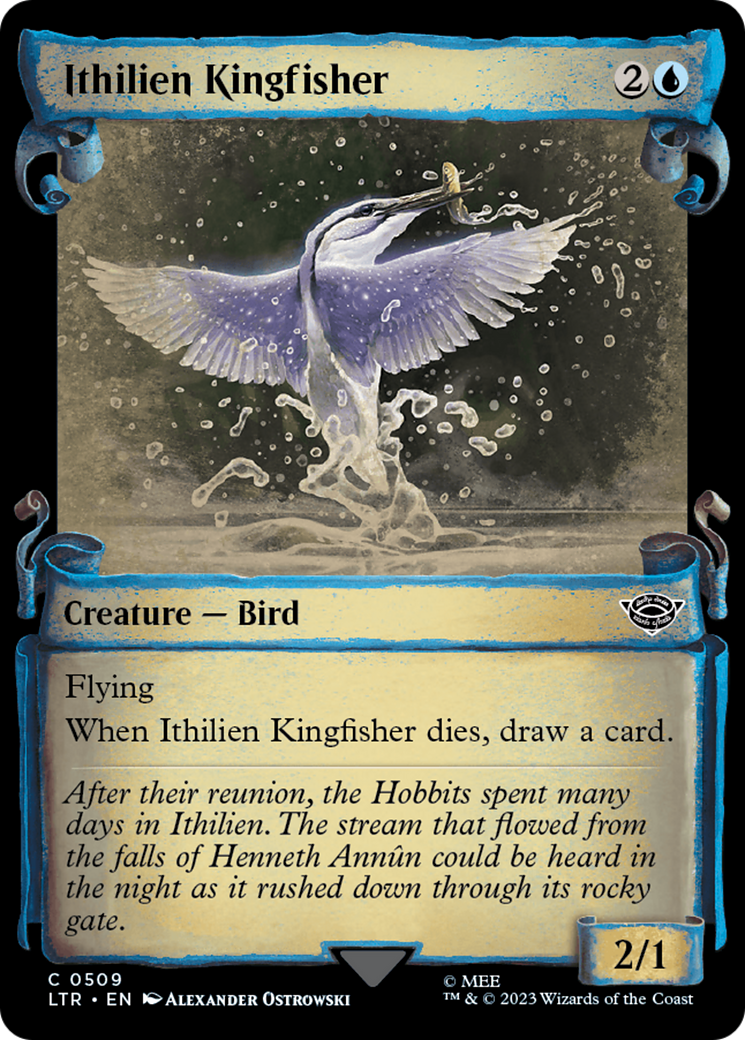 Ithilien Kingfisher [The Lord of the Rings: Tales of Middle-Earth Showcase Scrolls] | Cracking-Singles