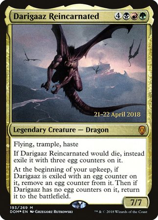 Darigaaz Reincarnated [Dominaria Promos] | Cracking-Singles