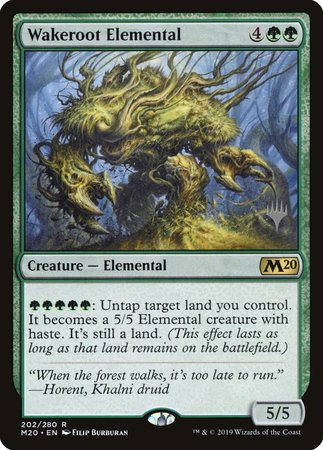 Wakeroot Elemental [Core Set 2020 Promos] | Cracking-Singles