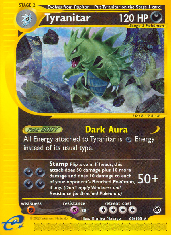 Tyranitar (66/165) [Expedition: Base Set] | Cracking-Singles