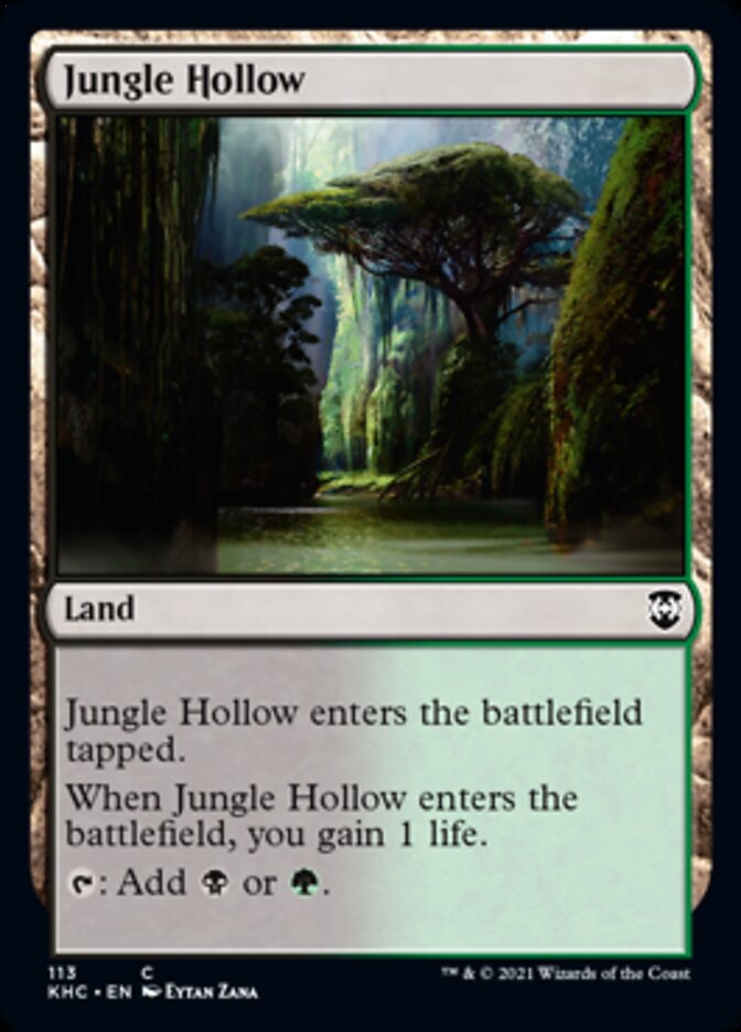 Jungle Hollow [Kaldheim Commander] | Cracking-Singles