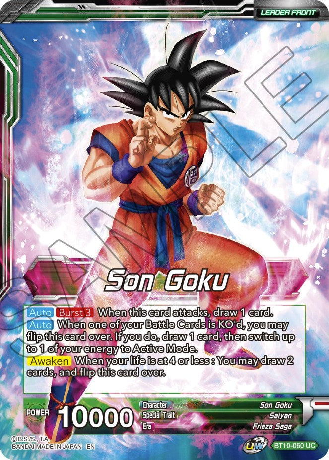 Son Goku // Ferocious Strike SS Son Goku (BT10-060) [Theme Selection: History of Son Goku] | Cracking-Singles