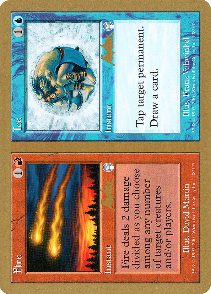 Fire // Ice (Brian Kibler) [World Championship Decks 2002] | Cracking-Singles