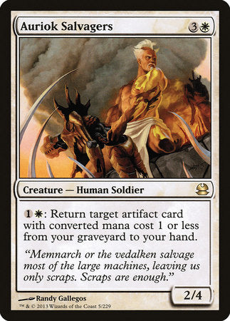 Auriok Salvagers [Modern Masters] | Cracking-Singles