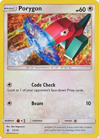 Porygon (12/12) [McDonald's Promos: 2018 Collection] | Cracking-Singles