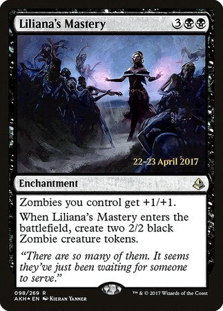 Liliana's Mastery [Amonkhet Prerelease Promos] | Cracking-Singles