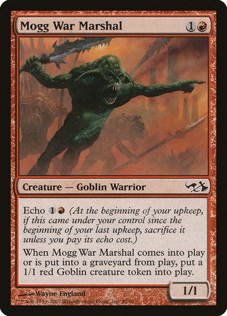 Mogg War Marshal [Duel Decks: Elves vs. Goblins] | Cracking-Singles