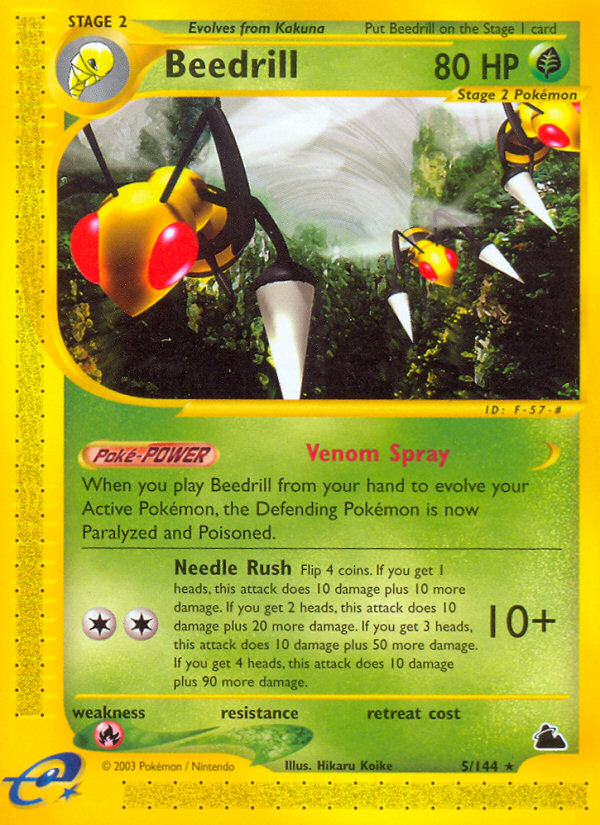 Beedrill (5/144) [Skyridge] | Cracking-Singles