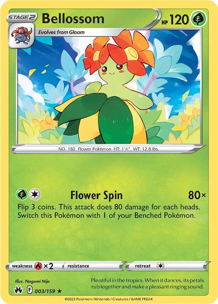 Bellossom (003/159) [Sword & Shield: Crown Zenith] | Cracking-Singles