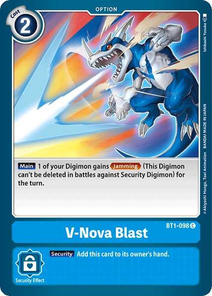 V-Nova Blast [BT1-098] [Release Special Booster Ver.1.0] | Cracking-Singles