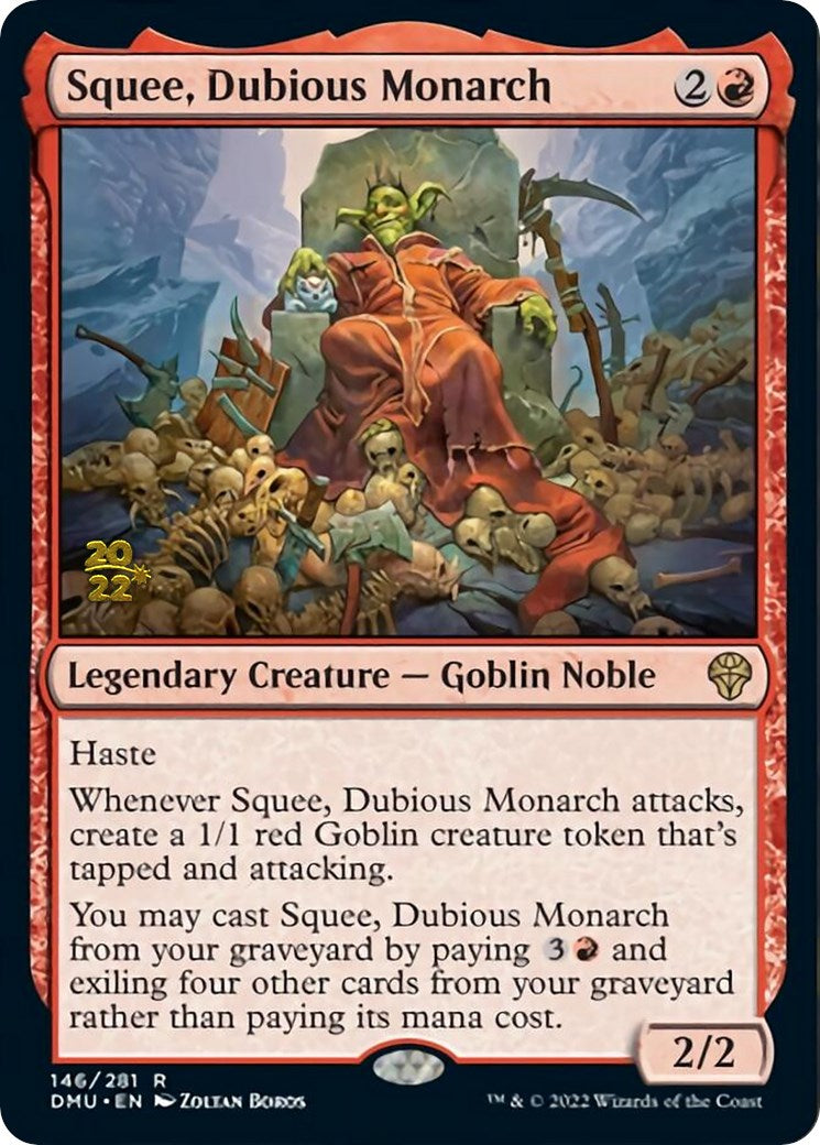 Squee, Dubious Monarch [Dominaria United Prerelease Promos] | Cracking-Singles