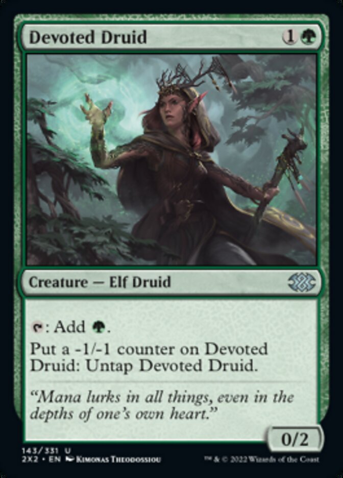 Devoted Druid [Double Masters 2022] | Cracking-Singles