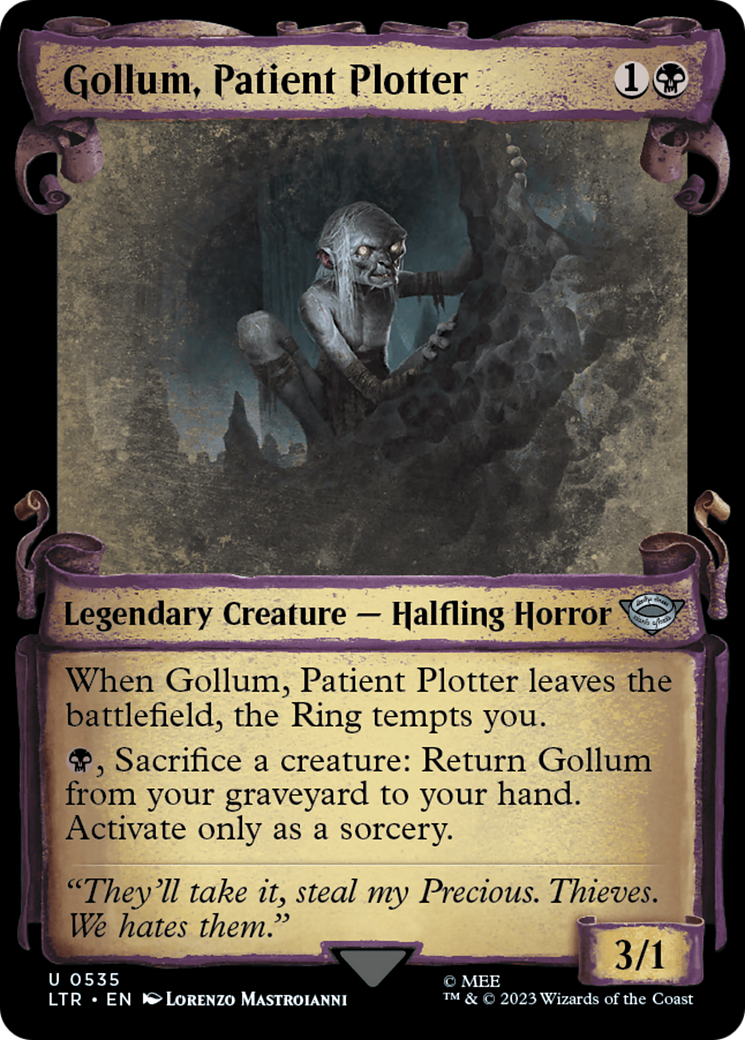 Gollum, Patient Plotter [The Lord of the Rings: Tales of Middle-Earth Showcase Scrolls] | Cracking-Singles