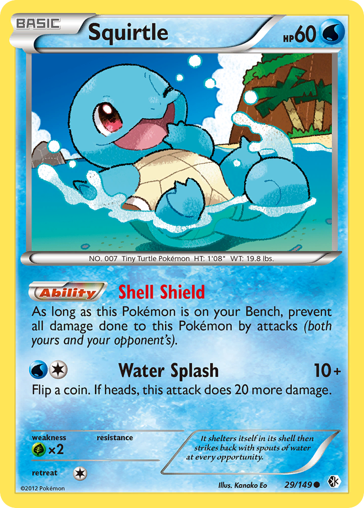 Squirtle (29/149) [Black & White: Boundaries Crossed] | Cracking-Singles