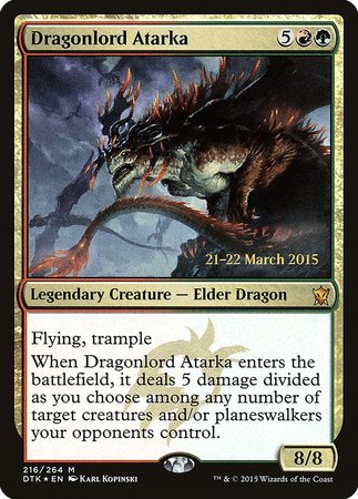 Dragonlord Atarka [Dragons of Tarkir Promos] | Cracking-Singles