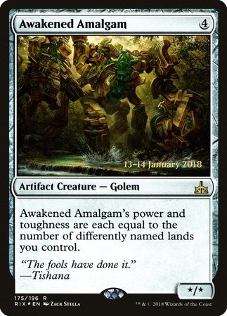 Awakened Amalgam [Rivals of Ixalan Promos] | Cracking-Singles