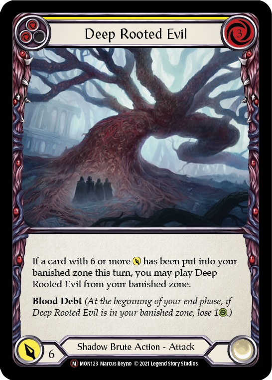 Deep Rooted Evil (Rainbow Foil) [U-MON123-RF] Unlimited Rainbow Foil | Cracking-Singles