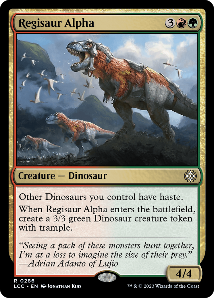 Regisaur Alpha [The Lost Caverns of Ixalan Commander] | Cracking-Singles